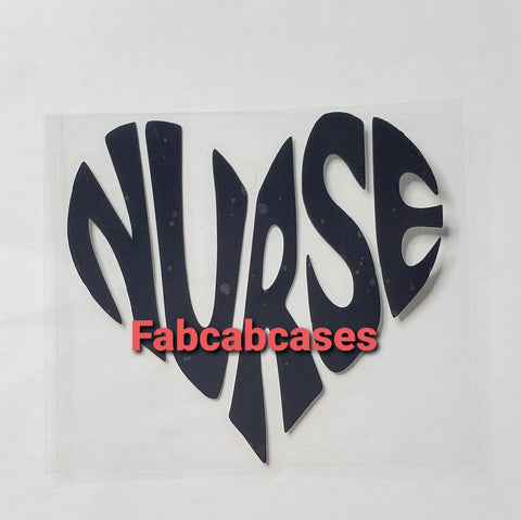 Nurse Vinyl Decal