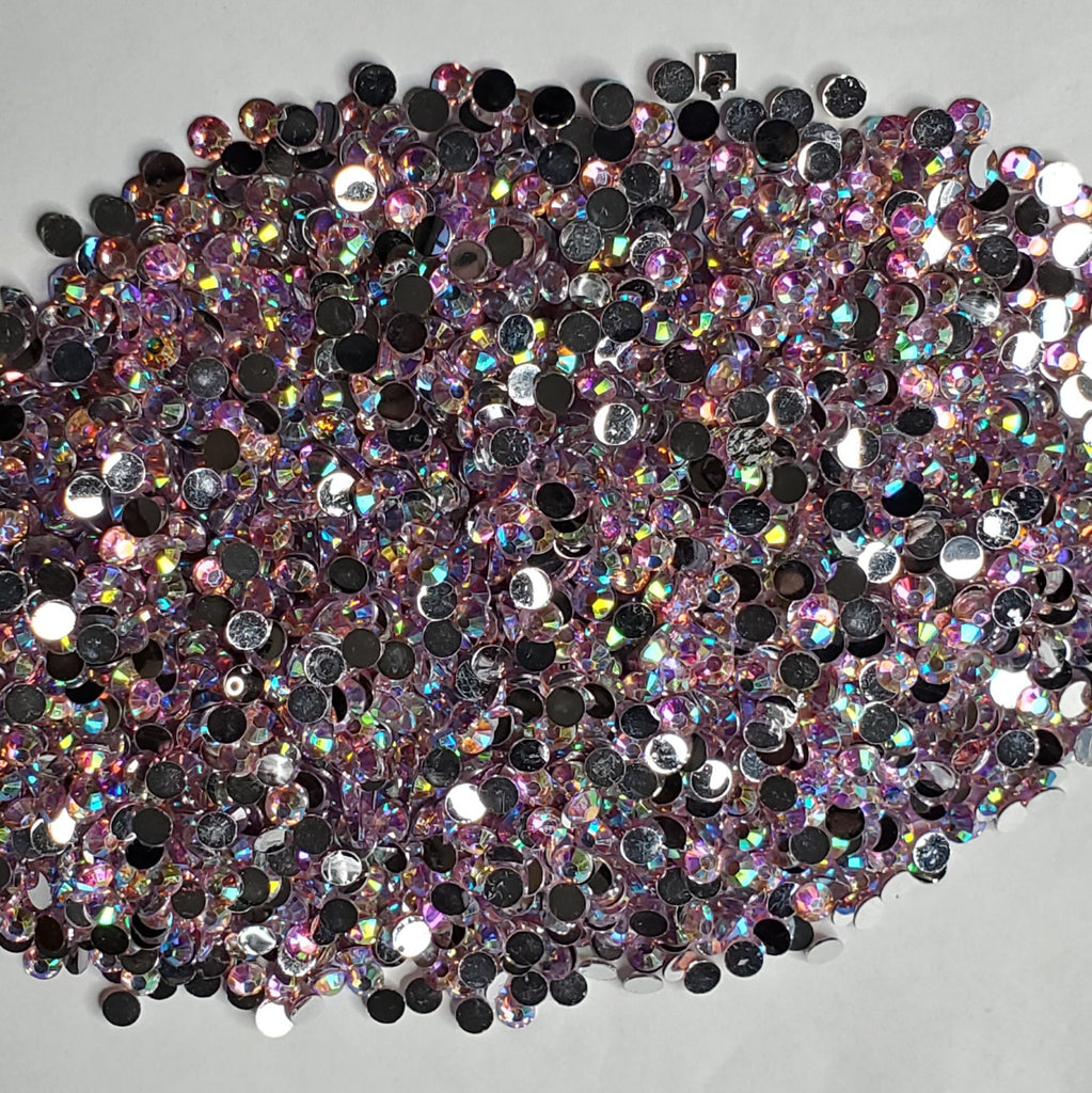 Pink Passion  Rhinestones  -  2mm - 6mm You pick Size