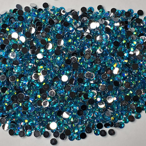 Peacocky Rhinestones  -  2mm - 6mm You pick Size