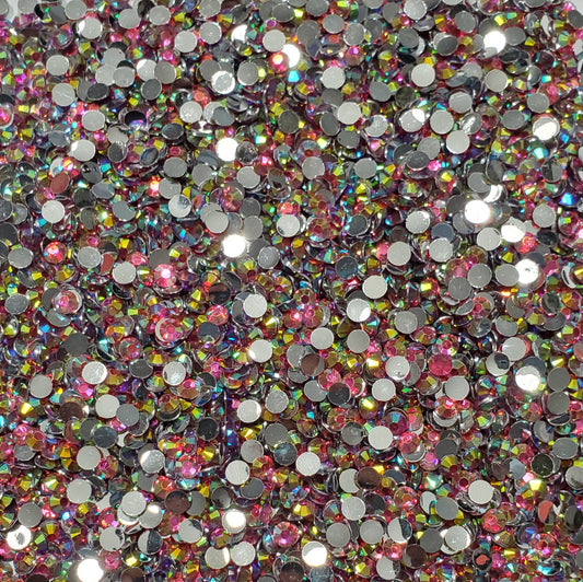 Raspberry Delight Rhinestones  -  2mm - 6mm You pick Size