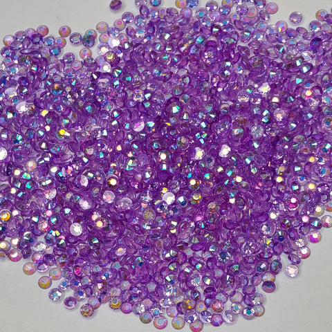 Transparent Lilac  Rhinestones Jellies 2mm - 6mm You pick Size