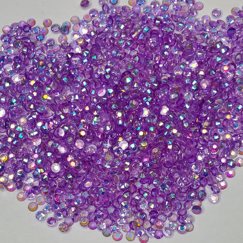 Transparent Lilac  Rhinestones Jellies 2mm - 6mm You pick Size