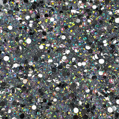 Clear ab Rhinestones 2mm - 6mm You pick Size