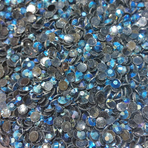 Navy Blue Ab Rhinestones - Jellies