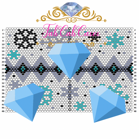 5mm/ss20 Snowflakes Template
