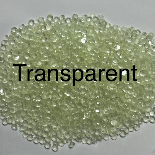 Glow in the Dark Transparent 2mm - 6mm You pick Size