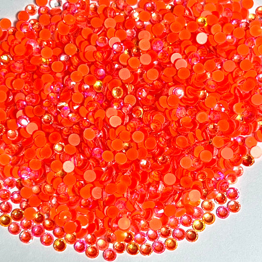 Glow in the Dark Tangy Glass Rhinestones