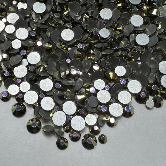 Gold Hematite Glass