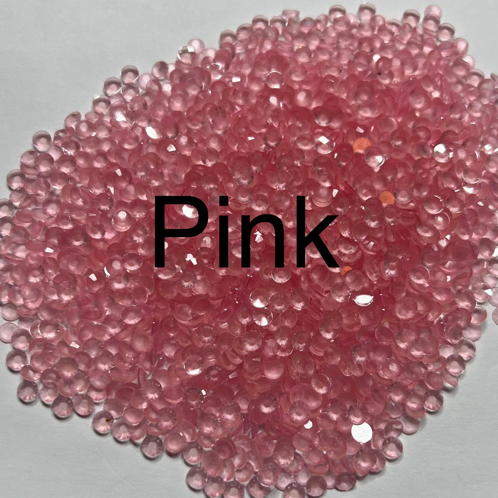 Glow in the Dark Pink 2mm - 6mm You pick Size